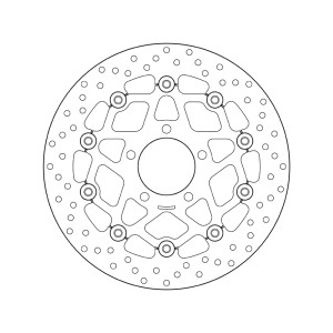 Disco de freno BREMBO Serie Oro redondo flotante