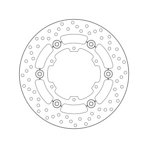 Disco de freno BREMBO Serie Oro redondo flotante