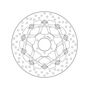 Disco de freno BREMBO Serie Oro redondo flotante