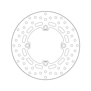 Disco de freno BREMBO Serie Oro redondo fijo