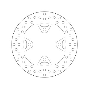 Disco de freno BREMBO Serie Oro redondo fijo