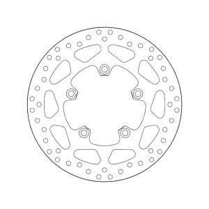 Disco de freno BREMBO Serie Oro redondo fijo