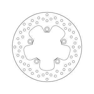 Disco de freno BREMBO Serie Oro redondo fijo