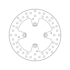 Disco de freno BREMBO Serie Oro redondo fijo