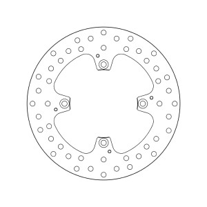 Disco de freno BREMBO Serie Oro redondo fijo
