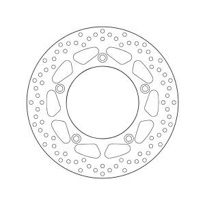 Disco de freno BREMBO Serie Oro redondo fijo