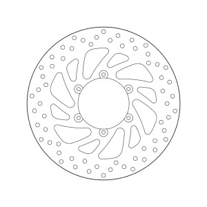 Disco de freno BREMBO Serie Oro redondo fijo