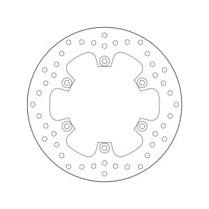 Disco de freno BREMBO Serie Oro redondo fijo