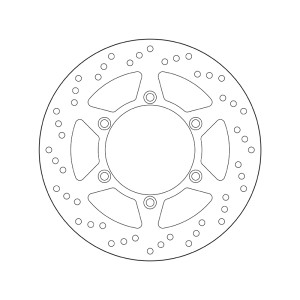 Disco de freno BREMBO Serie Oro redondo fijo