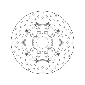 Disco de freno BREMBO Serie Oro redondo fijo