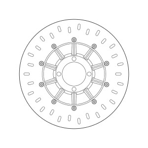Disco de freno BREMBO Serie Oro redondo fijo