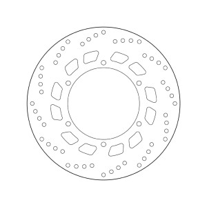 Disco de freno BREMBO Serie Oro redondo fijo