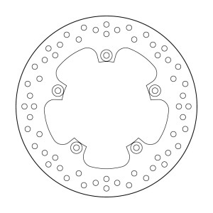 Disco de freno BREMBO Serie Oro redondo fijo
