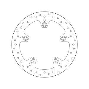 Disco de freno BREMBO Serie Oro redondo fijo