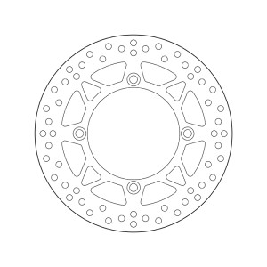 Disco de freno BREMBO Serie Oro redondo fijo