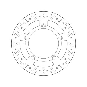 Disco de freno BREMBO Serie Oro redondo fijo