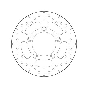 Disco de freno BREMBO Serie Oro redondo fijo
