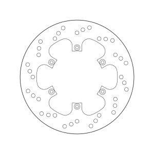 Disco de freno BREMBO Serie Oro redondo fijo