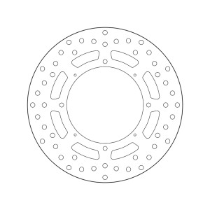 Disco de freno BREMBO Serie Oro redondo fijo