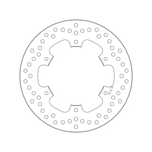 Disco de freno BREMBO Serie Oro redondo fijo