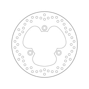 Disco de freno BREMBO Serie Oro redondo fijo