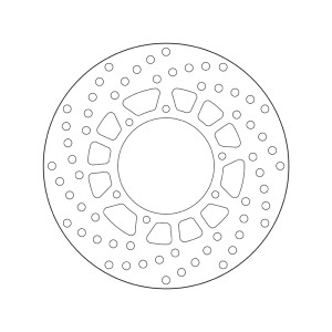 Disco de freno BREMBO Serie Oro redondo fijo