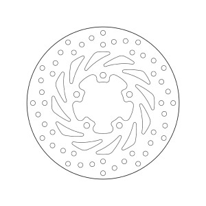 Disco de freno BREMBO Serie Oro redondo fijo