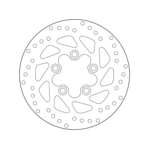 Disco de freno BREMBO Serie Oro redondo fijo