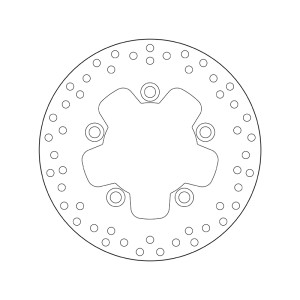 Disco de freno BREMBO Serie Oro redondo fijo