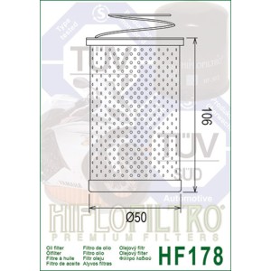 Filtro de aceite HIFLOFILTRO - HF178