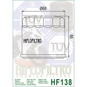 Filtro de aceite HIFLOFILTRO cromo - HF138C
