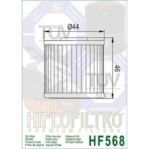 Filtro de aceite HIFLOFILTRO - HF568