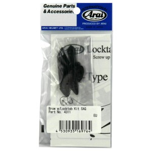 Kit de ventilación pantalla ARAI (Sistema SAL/SAI), Negro