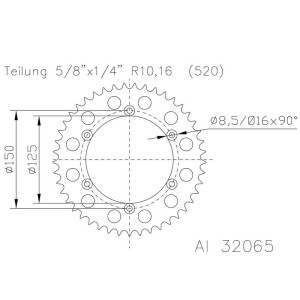 Corona ESJOT aluminio ultraligero 32065 - 520