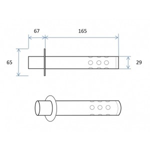 DB Killer IXIL para silenciador bajo asiento Conical Xtreme - OV80-10