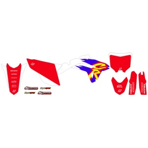 Kit adhesivos Retro BLACKBIRD - Honda CR125/250