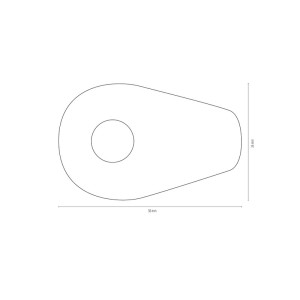Tapas espaciadoras para intermitentes SHIN YO Indy spacer - Yamaha MT