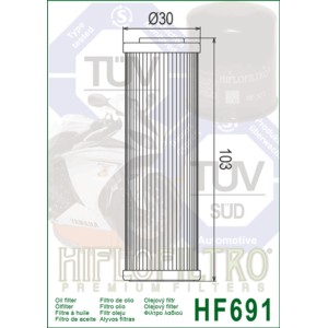 Filtro de aceite HIFLOFILTRO - HF691