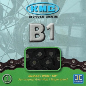Cadena KMC B1 Wide 1 velocidad 112 eslabones negra
