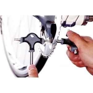 Llave T. T40-Allen 6mm. + Llave plato Super B - REF TB-TH20