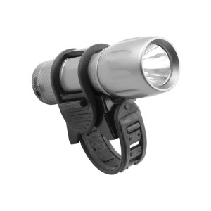 Luz delantera bici 1 Super LED. Con soporte regulable