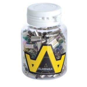 ALHONGA Bote 250 topes funda de cable Ø5mm