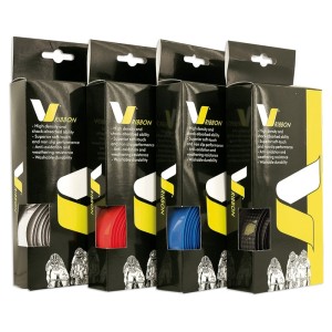 Cinta para manillar de carretera Carbon look. Negra