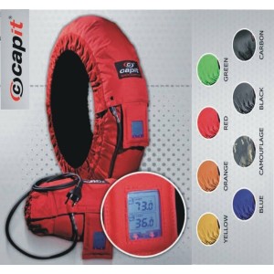 Calentadores CAPIT Suprema Vision Color verde (17'' - Del.120/Tra.2...