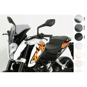Pantalla MRA Racing, negro, Duke125/200/390 11-14