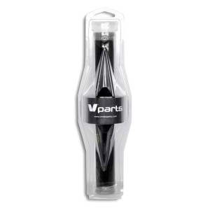 Par puños ciclomotor negro-gris V PARTS