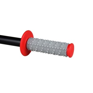 Puños SCAR X2R Dual Density Full Diamond - Gris / Rojo