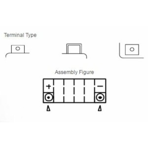 Yuasa battery YTZ14S Wet Charged (cargada y activada)