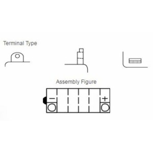 Batería YUASA YB3L-A Dry charged (sin electrolito)