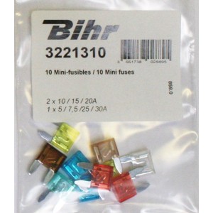 Mini fusibles BIHR 10uds